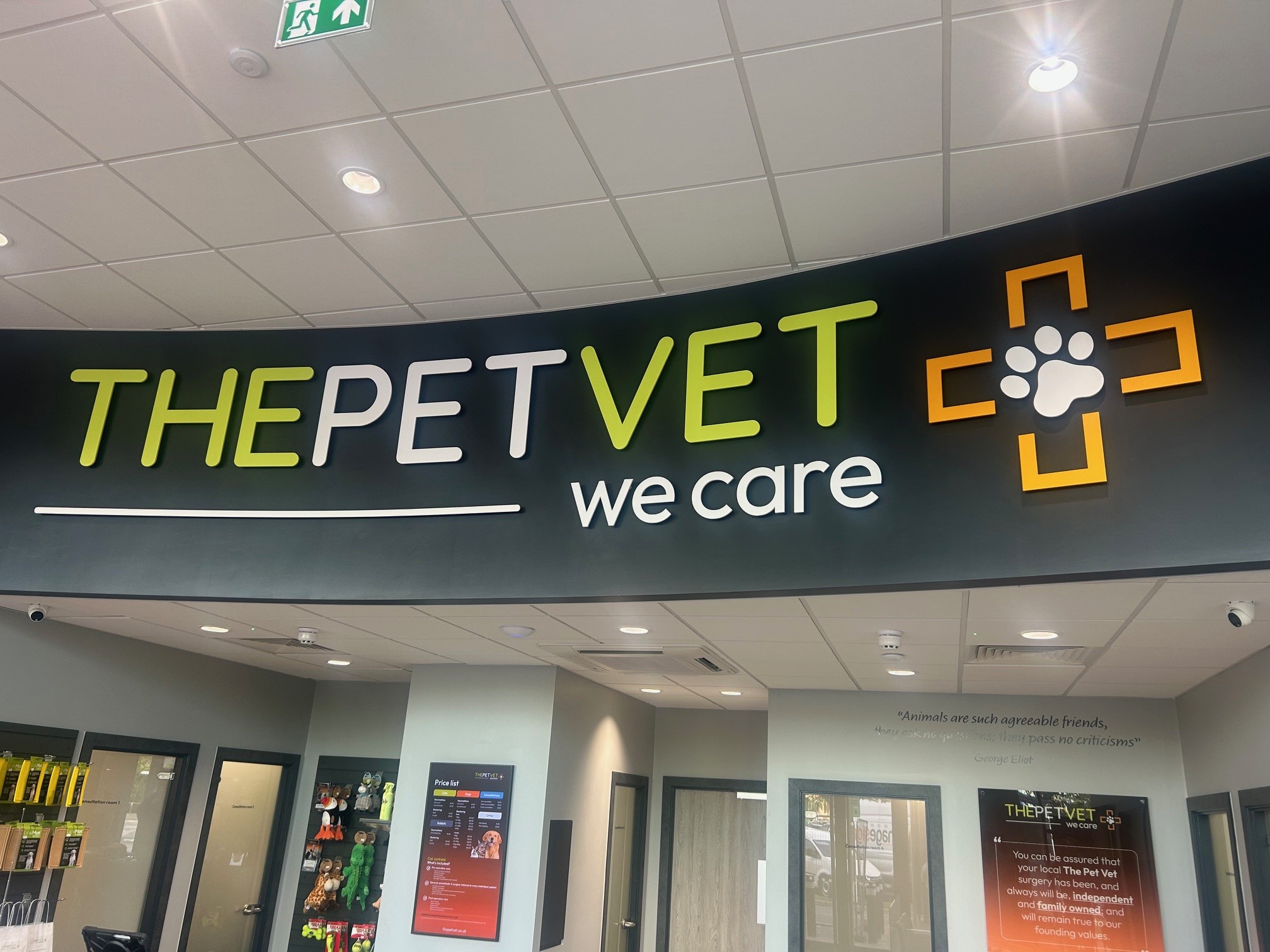 veterinary practice signage
